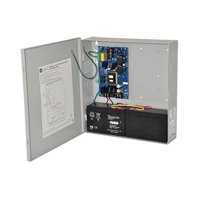 Fuente de Poder ALTRONIX de 12/24 Vcc (Seleccionable) / 1 Salida / Capacidad de Respaldo / Supervisión por Falla de CA, Batería Baja y Presencia de Batería (Común, NC y NO)   / UL-294, UL 1481, cUL, CSFM, MEA, NFPA 72 y FM.