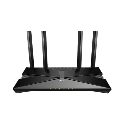 Router de juegos de banda triple AX10 hasta 1501Mbps MU-MIMO 1 puerto WAN 1G y 4 puertos LAN 10/100/1000 Mbps y 4 antenas.