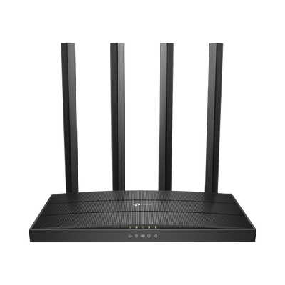 Router inalámbrico AC Wave 2 1900 doble banda 1 puerto WAN 10/100/1000 Mbps y 4 puertos LAN 10/100/1000 Mbps, MIMO 3X3, Beamforming