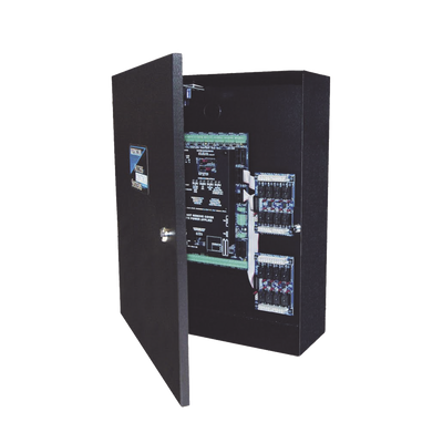 Controlador de Acceso con Gabinete / 4 Lectoras / Doble Procesador / +50 Formatos de Tarjetas Compatibles / 45,000 Tarjetas