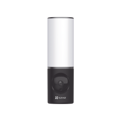 Cámara IP 4 Megapíxel / Wi-Fi / Lampara Integrada / Audio de dos vías / Imágen Nocturna a Color / Detección Humana / Audios Personalizables / Almacena en Memoria Interna / Uso Exterior con Protección