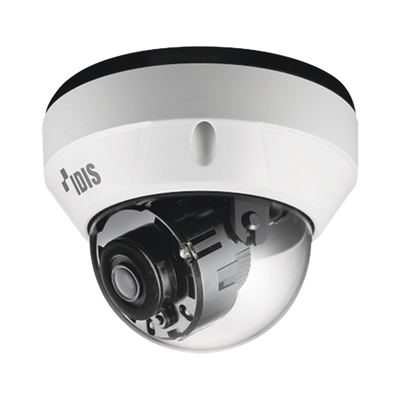 Domo IP 8MP |  Lente Fijo 3.3MM | IK10 | Exterior IP67 |  IR 20 M | Entrada y Salida de Alarma | POE | ICR | MicroSD Hasta 256 GB | Videoanaliticos Embebidos | Cumple con NDAA | WDR 120dB