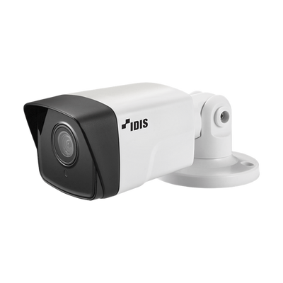 Cámara Bala IP 8 Megapixeles | Lente Fijo 3.3. mm | microSD Hasta 256 GB | IK10/IP67 |  IR 20 m | Entrada/Salida de Alarma | POE | ICR Dia/Noche | Videoanalitico Embebidos | WDR | Cumple con NDAA