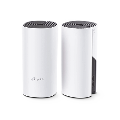 KIT de Router inalámbrico mesh Deco M4 para Hogar / Doble banda AC 1200  / 2 puertos 10/100/1000 Mbps / Compatible con amazon alexa.