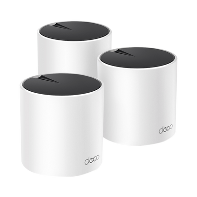 KIT de sistema inalámbrico Deco X55 mesh para hogar, doble banda Wi-Fi 6 (AX), doble puerto Gigabit, 2 antenas internas y compatible con amazon alexa