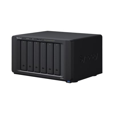 Servidor NAS de escritorio de 6 bahias / Expandible a 16 bahías / Hasta 256TB / Hasta 32GB de RAM