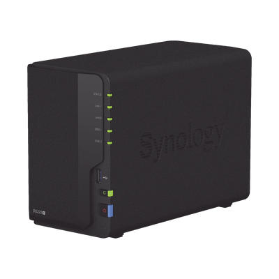 Servidor NAS de escritorio con 2 bahías / Hasta 32 TB