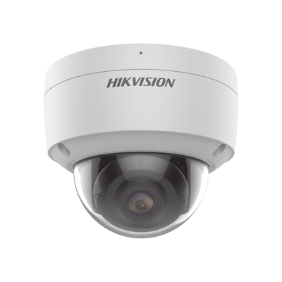 Domo IP 4 Megapixel / Imagen a Color 24/7 / PoE / Lente 2.8 mm / Exterior IP67 / IK10 / WDR 130 dB / PoE / Micrófono Integrado / Videoanaliticos (Filtro de Falsas Alarmas)  / Entrada y Salida de Audio y Alarmas / MicroSD