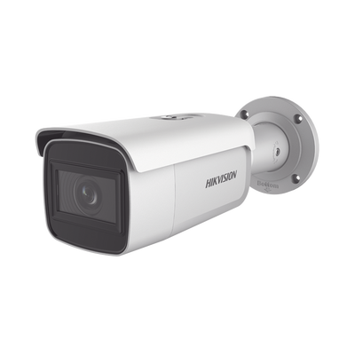 Bala IP 2 Megapixel / Lente Mot. 2.8 a 12 mm / 60 mts IR EXIR / Exterior IP67 / IK10 /  WDR 120 dB / PoE / Videoanaliticos (Filtro de Falsas Alarmas) / Ultra Baja Iluminación / Entrada y Salida de Audio y Alarma / microSD