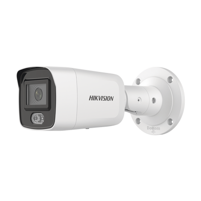 Bala IP 4 Megapixel / Imagen a color 24/7 / Lente 2.8 mm / Luz Blanca 40 mts / Exterior IP67 / WDR 120 dB / Audio y Alarma / Captura Facial / Onvif / MicroSD
