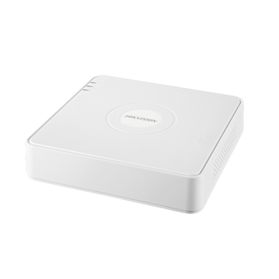 NVR 4 Megapixel (Compatible con Cámaras ACUSENSE) / 4 canales IP / 4 Puertos PoE /1 Bahía de Disco Duro / Salida de Vídeo Full HD