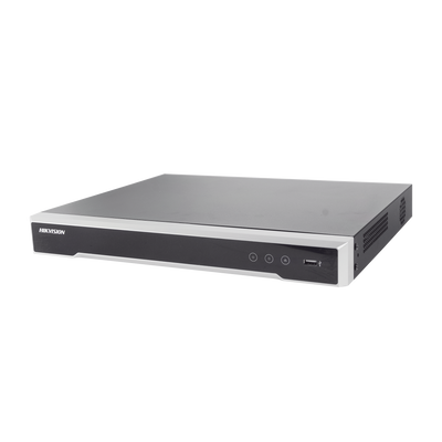 NVR 8 Megapixel (4K) / 8 canales IP / 8 Puertos PoE+ / Soporta Cámaras con AcuSense / 2 Bahías de Disco Duro / Switch PoE / HDMI en 4K