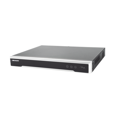 NVR 8 Megapixel (4K) / 16 canales IP / Soporta Cámaras con AcuSense / 2 Bahías de Disco Duro / HDMI en 4K / Sin Puertos PoE
