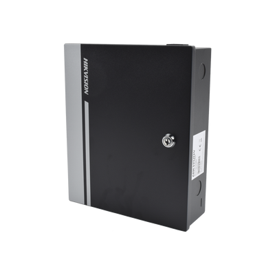 Controlador de Acceso Integrable con Videovigilancia / 2 Puertas / 10,000 Tarjetas / 50,000 Eventos / Incluye Gabinete y Fuente de Alimentación 12Vcc/8A