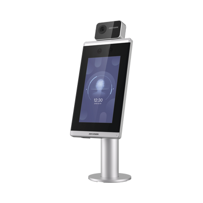 Biométrico para Acceso con Reconocimiento Facial ULTRA RÁPIDO / Cámara Dual 2mp /  Incluye montaje para Torniquete / Termografia Industrial