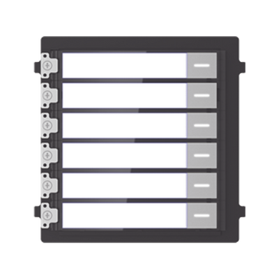 Módulo de Botones Para Videoportero Modular / Llamada de un solo Toque / Soporta Hasta 6 Monitores Principales