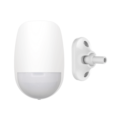 Detector PIR Cableado Interior de doble tecnología PIR y Microondas / Inmunidad a Mascotas 10 Kg / Detección de 12 mts / Ángulo de 85.9° de Cobertura + Montaje Universal