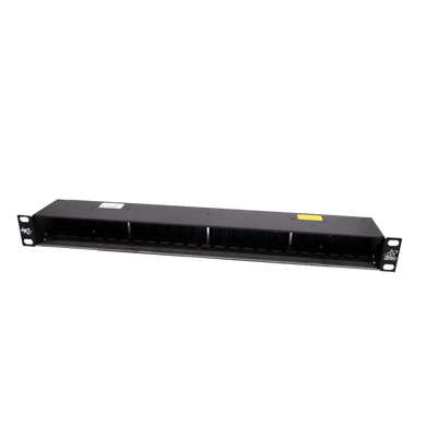 Gabinete de 24 Canales para Montaje en Rack, Compatible con el Módulo de protección DTK-NETMS