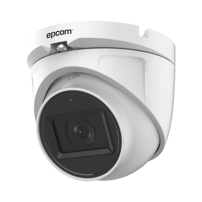 AUDIO POR COAXITRON / Domo TURBOHD 2 Megapixel (1080p) / Gran Angular 106° / Lente 2.8 mm / 30 mts IR EXIR / Exterior IP66 / 4 Tecnologías / dWDR / Metal