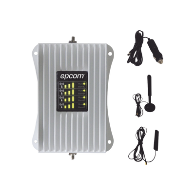 KIT de Amplificador de Señal Celular Para Vehículo/ Soporta y Mejora la Señal Celular 4.5G, 4G LTE/ Múltiples Operadores, usuarios y dispositivos/ Ideal para Vehículo tipo Camioneta, Pick up o Sedán.