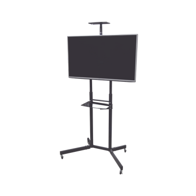 Soporte de Pantalla con Ruedas / Compatible con Monitores dee 32 "a 65" / Base para Colocar Accesorios Adicionales / Vesa 600 x 400
