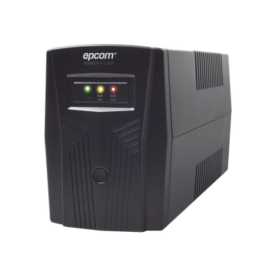 UPS de 600VA/360W / Topología Línea Interactiva / Entrada y Salida 120 Vca / Clavija NEMA 5-15P / 4 Tomas NEMA 5-15R