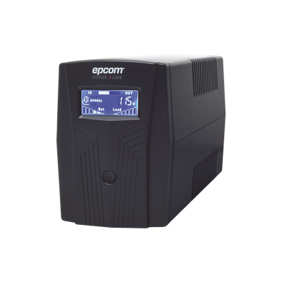 UPS de 850VA/510W / Topología Línea Interactiva / Entrada y Salida 120 Vca / Clavija NEMA 5-15P / 6 Tomas NEMA 5-15R