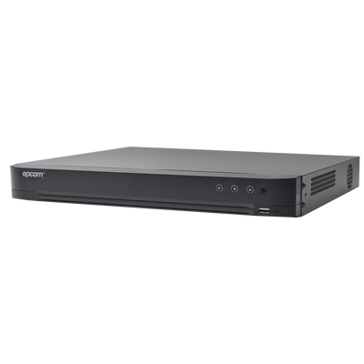 DVR Acusense 4 Megapixel / 32 Canales TURBOHD + 8 Canales IP / 2 Bahías de Disco Duro / 32 Canales de Audio por Coaxitron