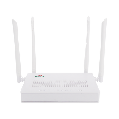 ONU Dual G/EPON con Wi-Fi AC de doble banda, 1 puerto SC/UPC + 2 puertos LAN Gigabit + 1 puerto FXS