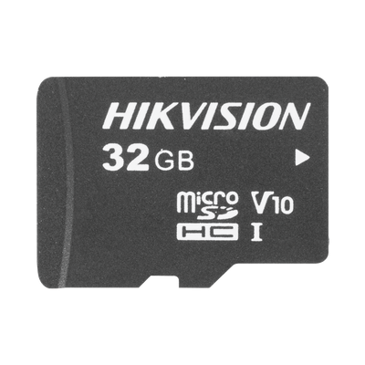 Memoria microSD / Clase 10 de 32 GB / Especializada Para Videovigilancia / Compatibles con cámaras HIKVISION