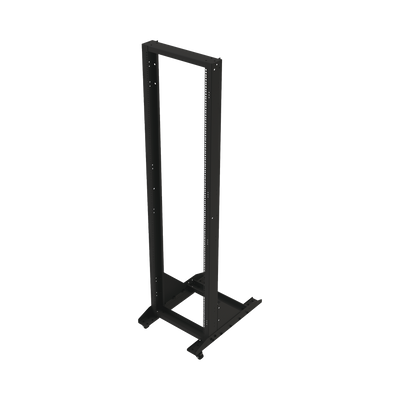 Rack Móvil de Acero de 2 Postes, 45 UR, Incluye 4 Ruedas Uso Rudo.