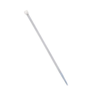 Cincho de plástico, Color Natural, 2.5 x 100 mm, Ideal para sujeción de cables (Bolsa con 100 piezas)