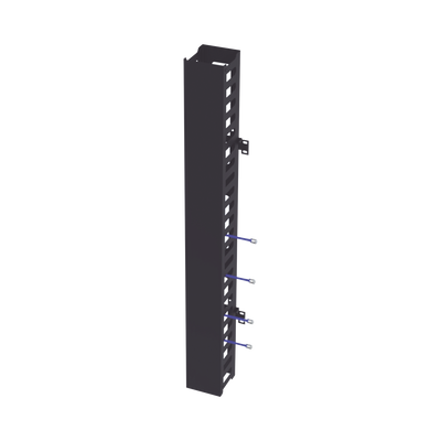 Kit Organizador Vertical de Cable Sencillo para Rack Abierto de 24 Unidades para EIQR3224 y EIRL5524DR.