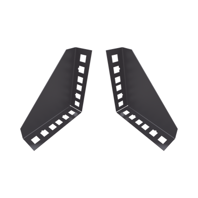 Par de Sujetadores para Instalación de Equipo Rackeable en placa o pared (hasta 2U).