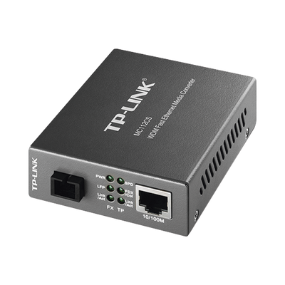 Convertidor Multimedia VDM Monomodo, 1 puerto RJ45 10/100, 1 puerto SC/UPC, hasta 20KM, Para su funcionamiento requiere el modelo MC111CS