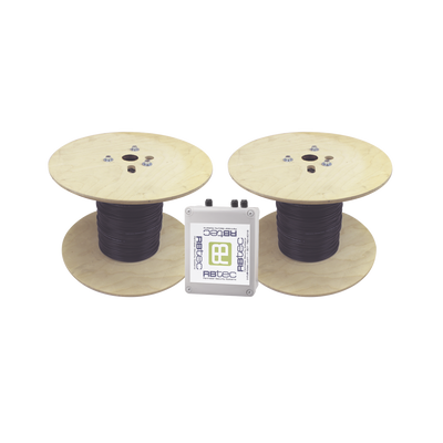 MICALERT Cable Sensor para Paredes, barandales, rejas rigidas / 2 zonas de 152 metros / 304 Metros de protección total/Tarjeta LPU400/Calibración via software