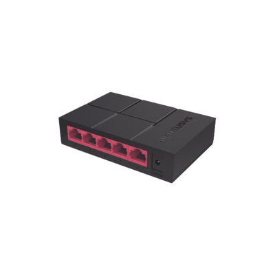 Switch no administrable para escritorio de 5 puertos 10/100/1000 Mbps