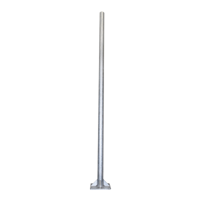 Poste de Acero Galvanizado para Videovigilancia, 3 m de altura.