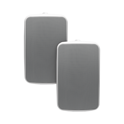 PAR de Altavoces 2 vías | Color Blanco | Montaje en superficie | exterior | woofer  de 6.5 in | tweeter de 1in | 8 Ohms