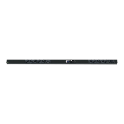PDU Monitoreable (MI) para Distribución de Energía, Enchufe de Entrada NEMA L6-20P, Con 20 Salidas C13 y 4 C19, de Instalación Vertical, 120 o 220 Vca, 20 Amp