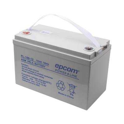 Batería 12V @ 100 Ah / AGM-VRLA / Uso en Aplicación Fotovoltaica /Terminales Tipo T12 ( HEX )