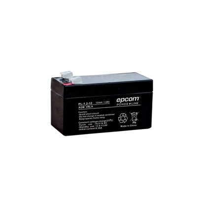 Batería de respaldo de equipo electrónico / UL / 12V @ 1.2 Ah / Tecnología AGM-VRLA / Para uso en Alarmas de intrusión / Incendio/ Control de acceso / Video Vigilancia / Terminales F1