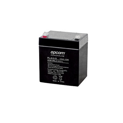 Batería de respaldo para equipo electrónico / UL / 12V @ 4.5 Ah / Tecnología AGM-VRLA / Uso en: Alarmas de intrusión / Incendio / Control de Acceso / Video Vigilancia / Terminales tipo F1.