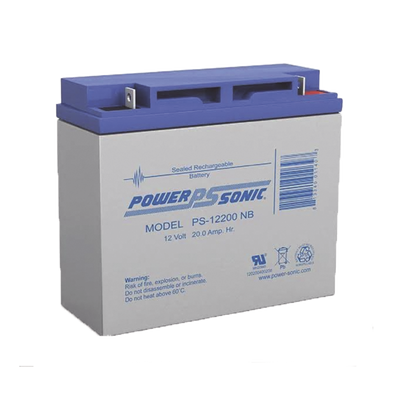 Batería de Respaldo UL de 12V 20AH / Ideal para Sistemas de Detección de Incendio / Control de Acceso / Intrusión / Videovigilancia / Terminales Tipo NB