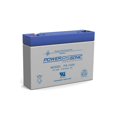 Batería de Respaldo UL de 12 V, 2.8 AH, Ideal para Sistemas de Detección de Incendio, Control de Acceso, Intrusión, Videovigilancia y Energía Solar