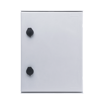 Gabinete de Poliéster IP65 Uso en Intemperie (300 x 400 x 200 mm) con Placa Trasera Interior de Plástico (Incluye Chapa y Llave).