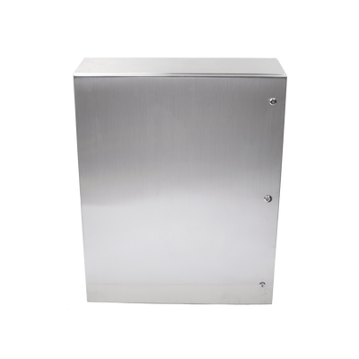 Gabinete de Acero Inoxidable IP66 Uso en Intemperie (800 x 1000 x 300 mm) con Placa Interna Galvanizada.