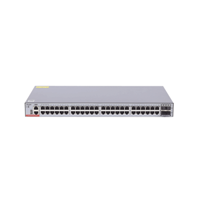 Switch Administrable Capa 3 con 48 puertos Gigabit + 4 SFP+ para fibra 10Gb, gestión gratuita desde la nube.