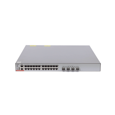 Switch Administrable Capa 3 PoE con 24 puertos Gigabit 802.3af/at + 4 SFP+ para fibra 10Gb, hasta 740 watts, gestión gratuita desde la nube.