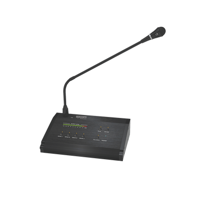 Micrófono a Distancia de 4 Zonas para Sistema de Voceo